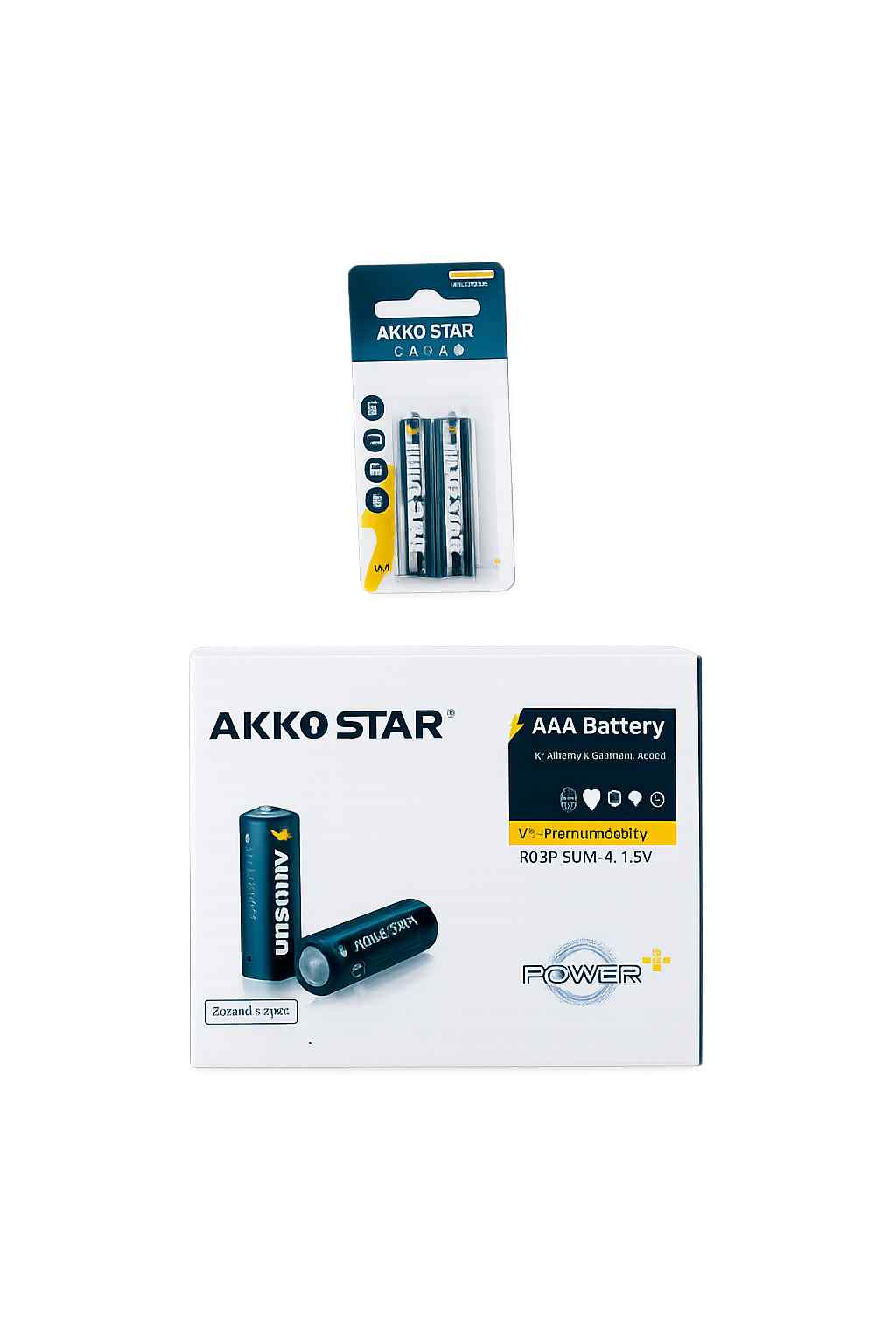 AKKO STAR AAA Battery 2Pcs Card