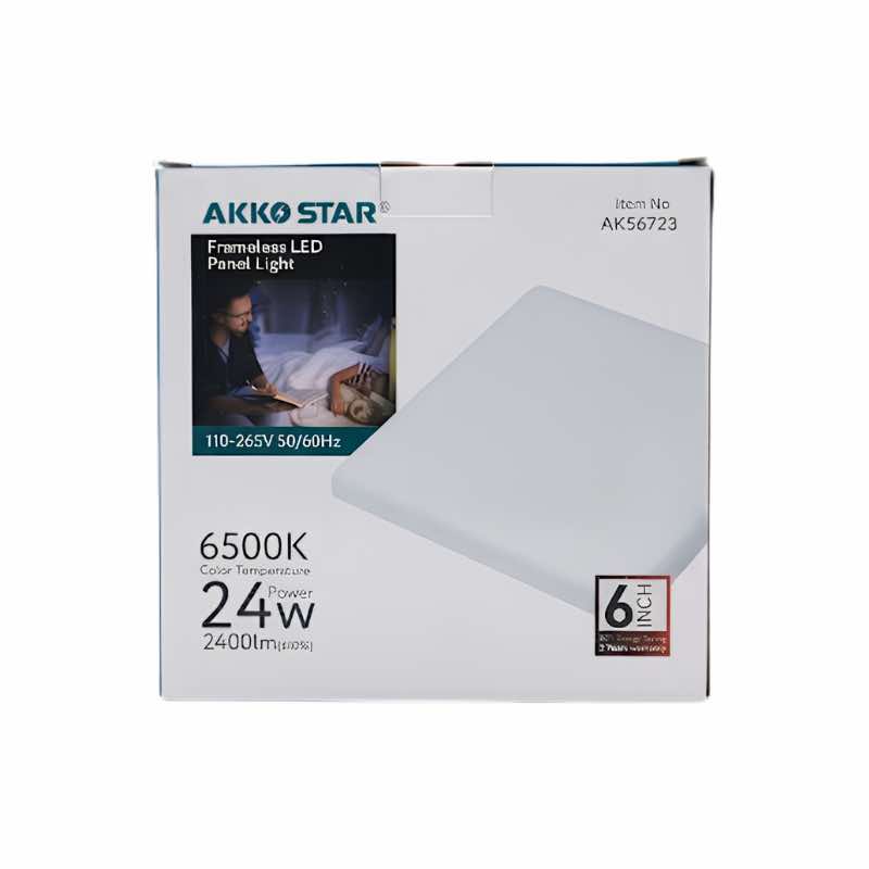 AKKOSTAR 24W LED Panel 6"